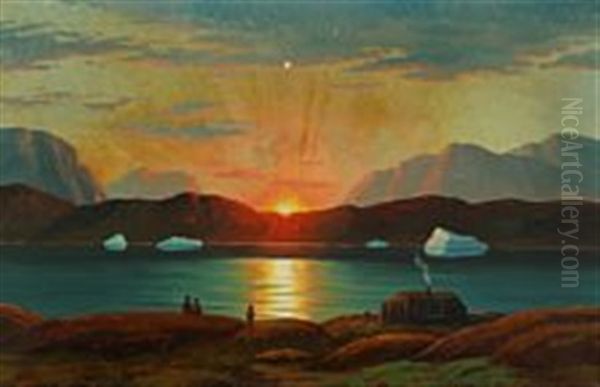 Midnight Sun In Greenland - view 1