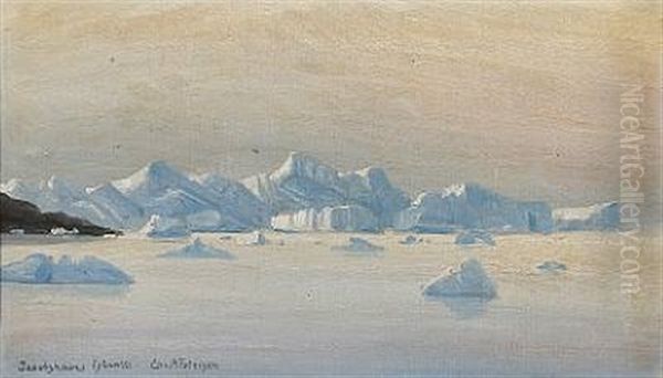 Scene From Jakobshavn In Greenland - view 1