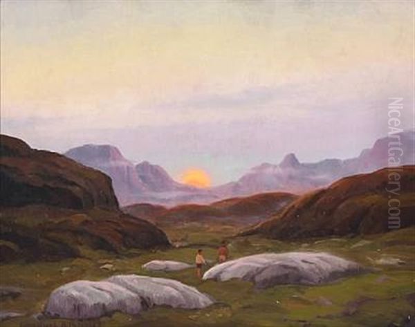 Sunset In Greenland - view 1