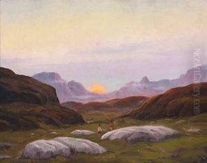 Sunset In Greenland
