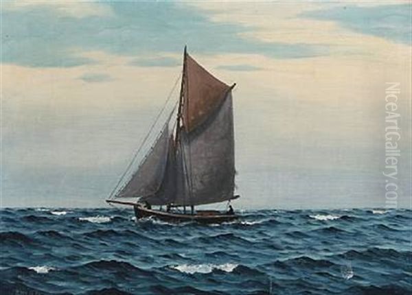 Seascape With A Sailing Ship - view 1