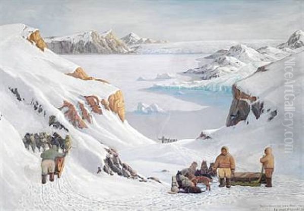 Indlandsisen Ved Sofias Havn. Ikamiut - view 1