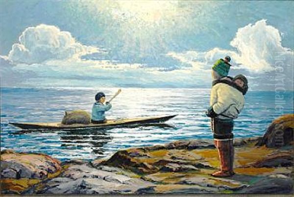 An Inuit Family - view 1