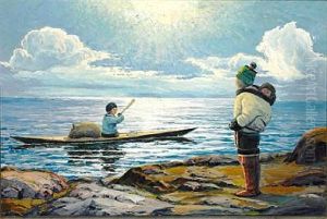 An Inuit Family by Emanuel A. Petersen