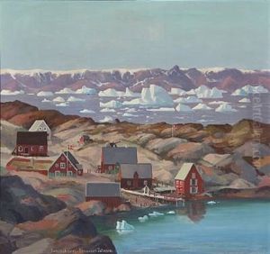 View From Jakobshavn In Greenland