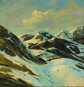 Greenland Mountain Landscape On A Sunny Day