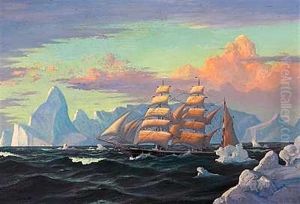 Parti Fra Gronland Med Sejlskibet "thorvaldsen"