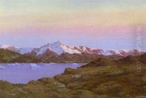 Sol Over Tinderne Ved Kilertinauit Umanakhorden Sol Over Tinderne Ved Kilertinauit Umanakhorden