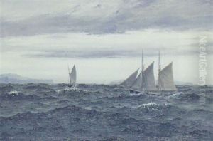 Marine Med Sejlskibe I Nordatlanten by Emanuel A. Petersen