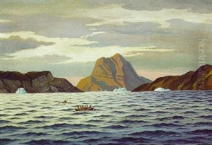 Konebad I Gronlandsk Farvand by Emanuel A. Petersen