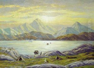 Sommerdag Ved En Gronlandsk Fjord