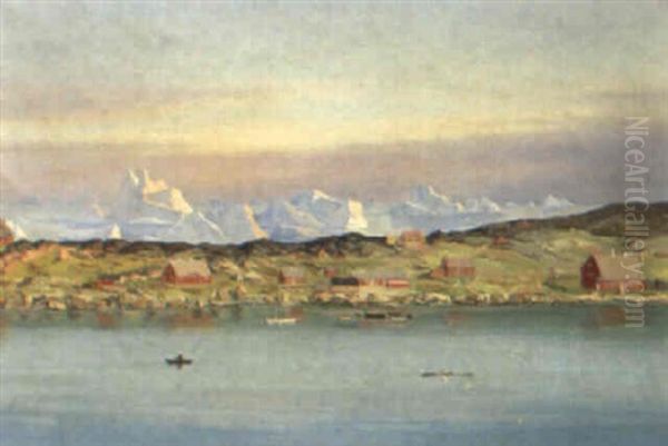 Gr+nlandsk Fjordparti Ved Godhavn - view 1