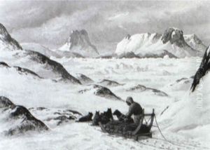 Nordische Eislandschaft by Emanuel A. Petersen