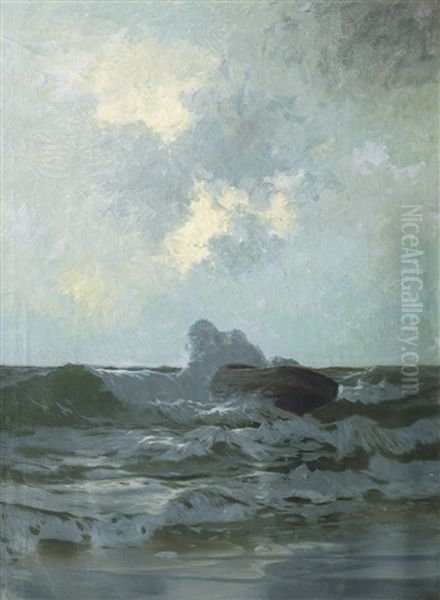 Life Boat In The Surf - view 1