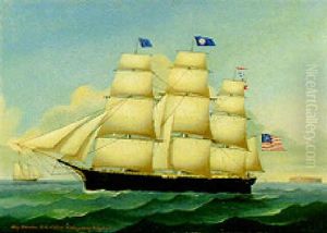 The Ship "gibraltar", N.g. Clifford, Master, Passing Heligoland