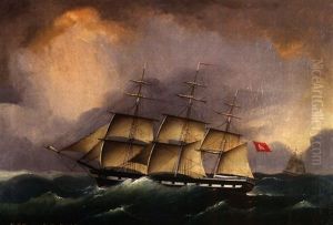Hamburger Vollschiff "singapore" by Heinrich And. Sophus Petersen