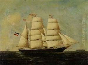 Bremer Bark "kepler" Vor Helgoland (collab. W/peter Chr. Holm)