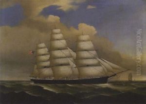 The Ship "goddess" On The High Seas