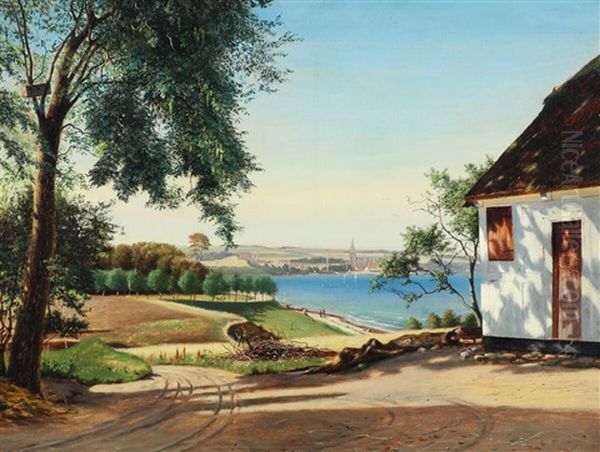 Aarhus Seen From Moesgard - view 1