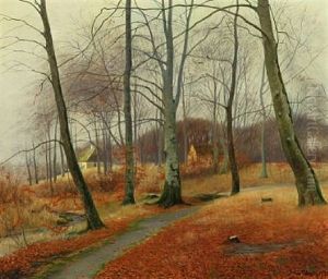 Autumn Forrest by Julius Petersen