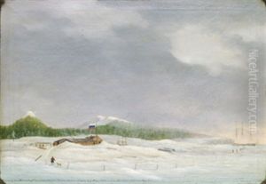 Wohnung Der Mannschaft Vom Orus An Der Tartarischen Kuste Bey Cap Ussi, Vom November 1859 Bis Mai 1860