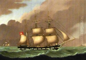 Tremaster Med Flag Med Flag Med Altonas Byvaben by Lorenz Petersen
