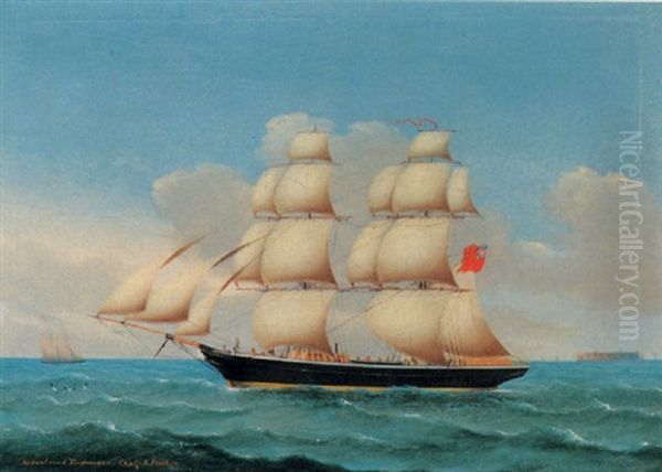 The Heligoland Brig "osten" Off Heligoland - view 1