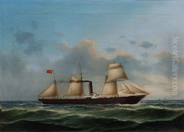 Ss Metropolitan At Sea Under Steam - view 1