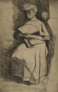 Signora Con Ventaglio