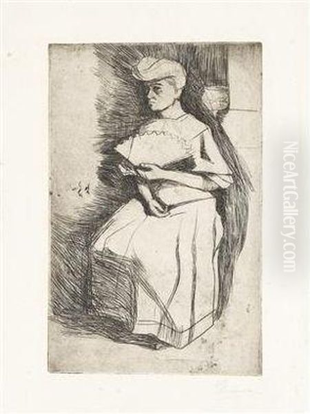 Donna Con Ventaglio - view 1
