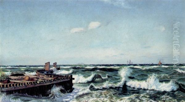 Braending Set Fra Gilleleje Havnearm - view 1