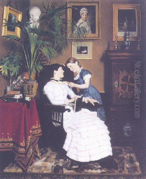 Two Ladies In An Interior - view 1