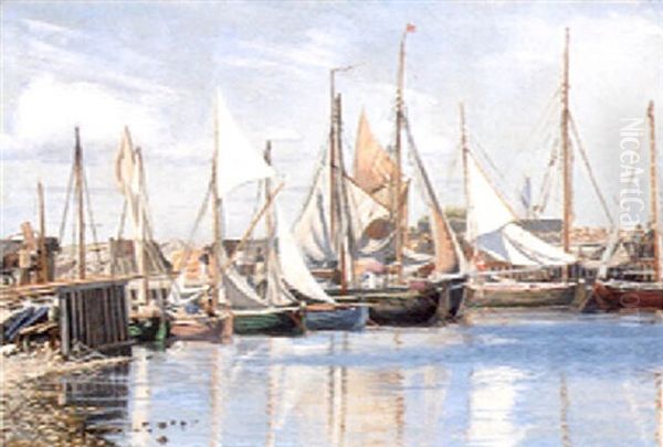 Havneparti Med Fiskerbade - view 1