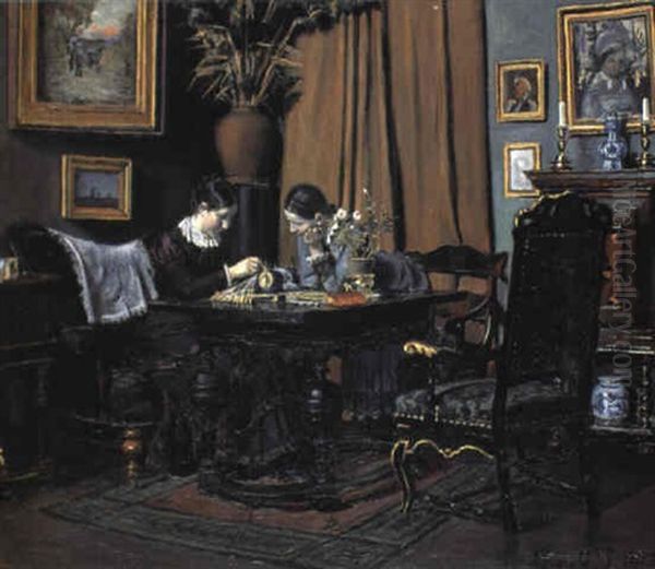 Interior Med To Damer Der Knipler - view 1