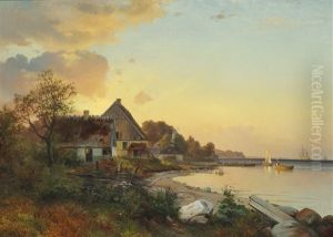 View Of Sletten Towards Helsingor