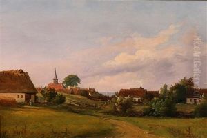 View Towards Hornbaek Church And The Sound