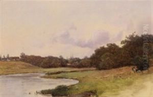 Study For View Towards The Spires Of Roskilde Cathedral