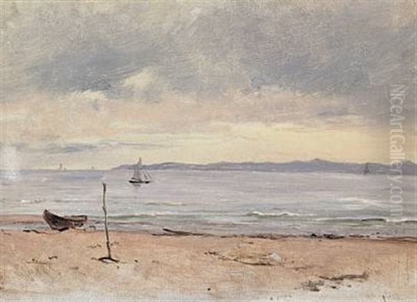 Kullen Set I Solnedgangslys Fra Hornbaek - view 1