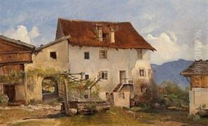 Houses In The Mountains In Tirol, Italy, Near Meran - Merano