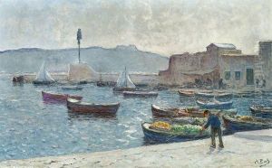 Port De Mediterranee by Anna Boch