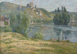 Ruines De Chateau Gaillard, La Seine by Anna Boch