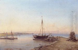 Fra Humlebaek Havn by Vilhelm Peter Carl Petersen