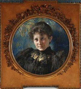 Portrait Of Ida Rich by Walter Petersen