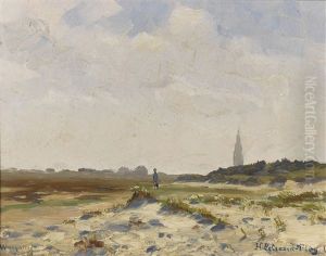 In Den Dunen Von Wangerooge by Heinrich Petersen-Flensburg