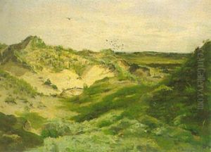 Grune Dunenlandschaft, Nordsee by Heinrich Petersen-Flensburg