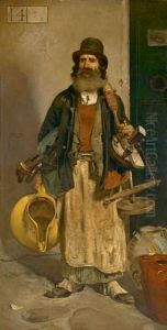 Michele Archangelo by Eilif Peterssen