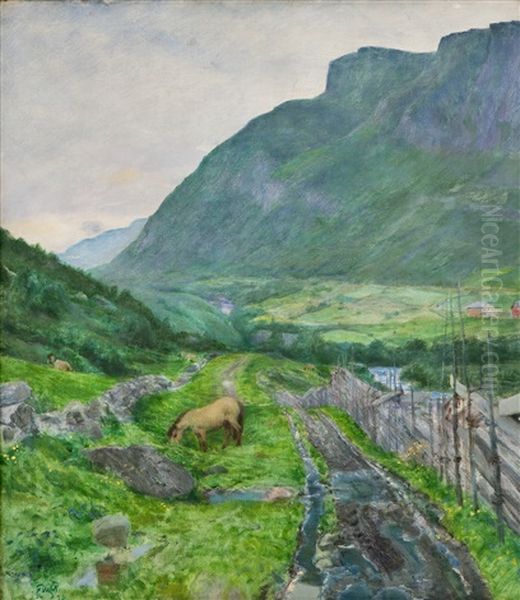Fra Den Gamle Veien Skogstad, Valdres - view 1