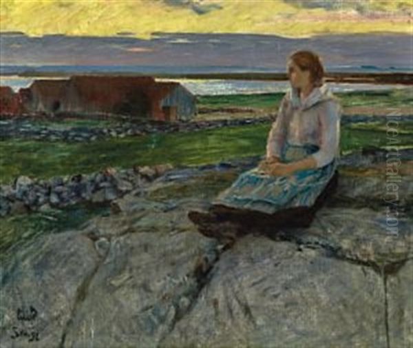 Kveld, Sele (gedine Pa Haugen) - view 1