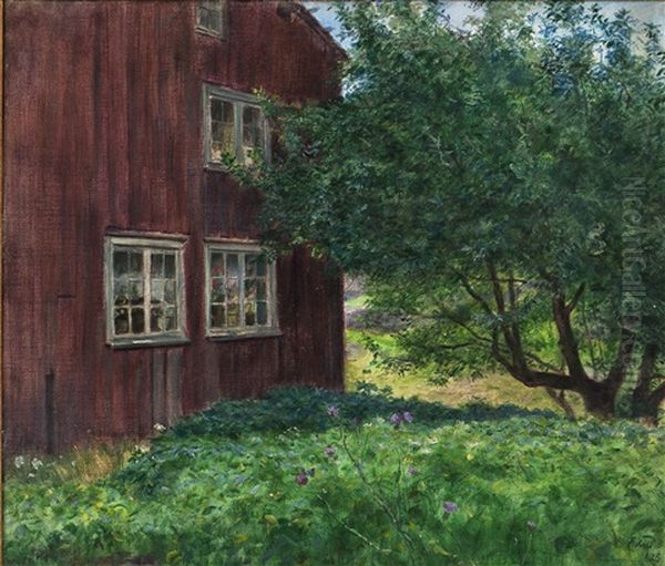 Fra Sandoya, Tvedestrand. Gammelt Sorlandshus - view 1