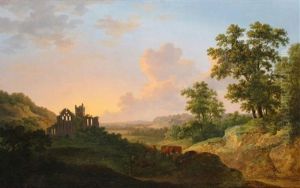 View Of Tonbridge Priory by Abraham Pether